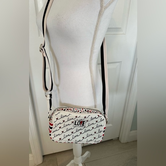 Brighton Love Scroll Crossbody Canvas Camera Bag - Picture 10 of 16